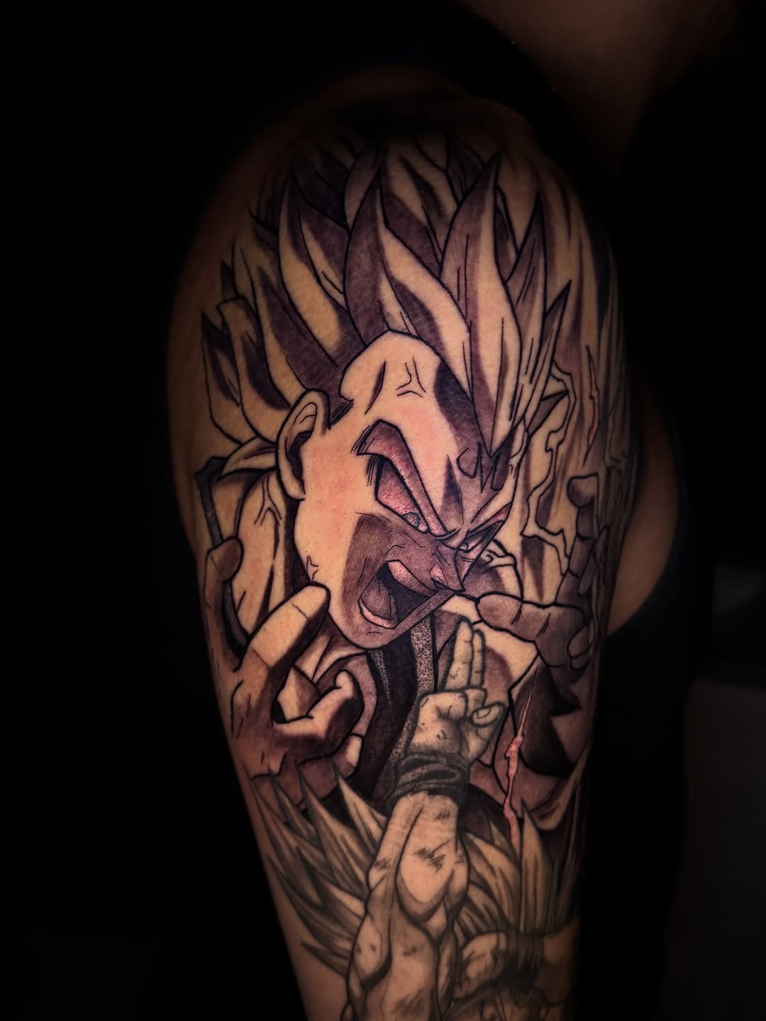 Tattoo by @aidensenpaitatsme — anime
