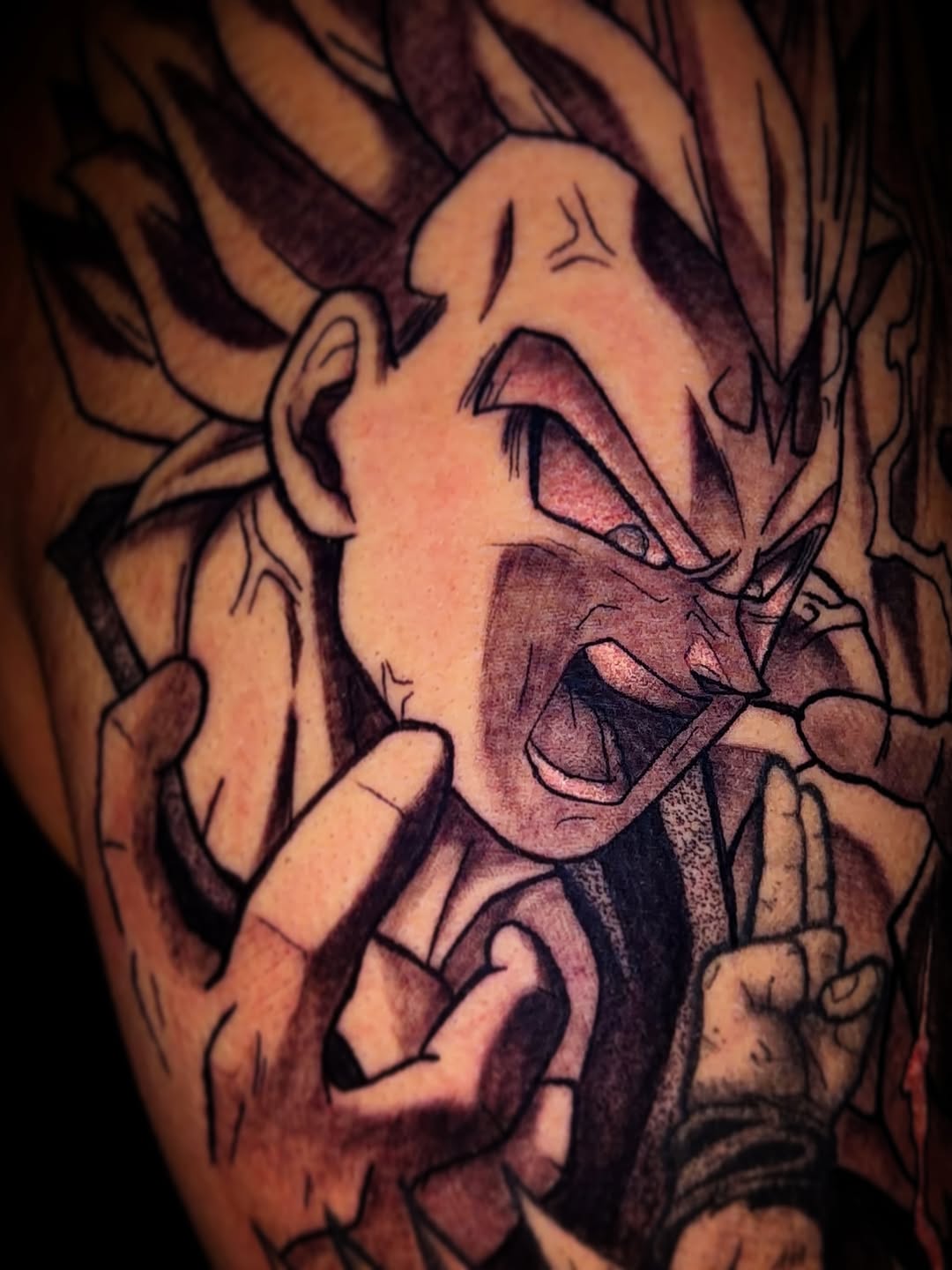 Tattoo by @aidensenpaitatsme — anime