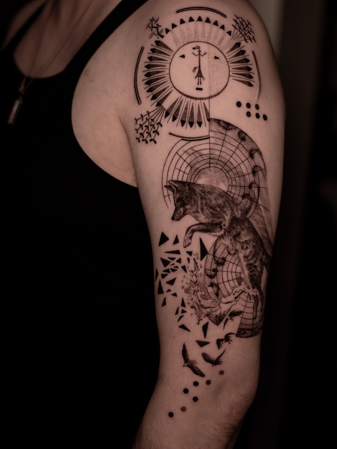 Tattoo by @markd_tattoo — blackwork
