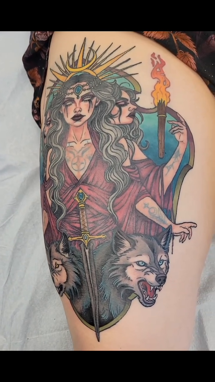 Tattoo by @tattooschmutz โ neo_traditional, illustrative