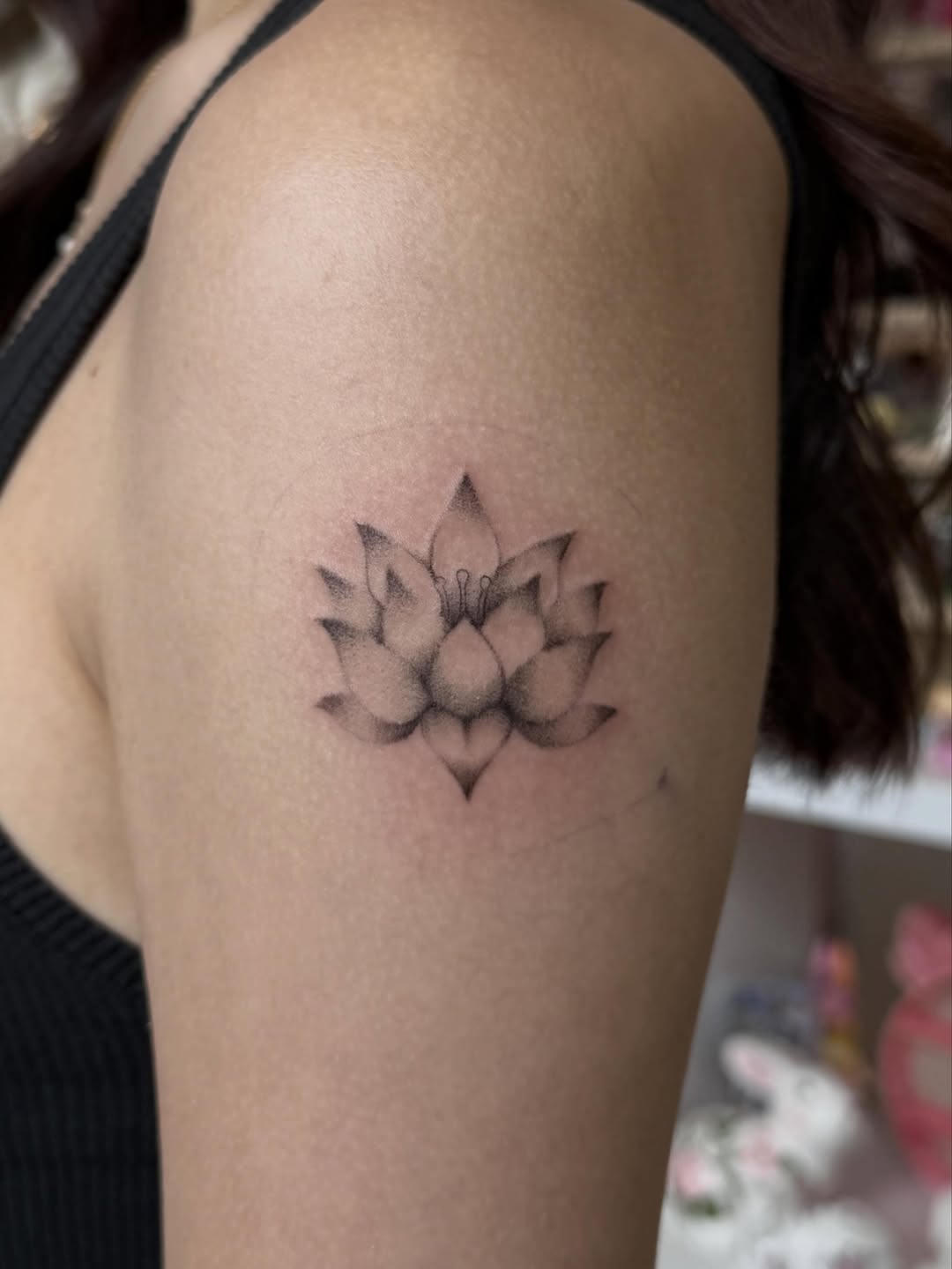Tattoo by @inkbychenny — fine_line, dotwork