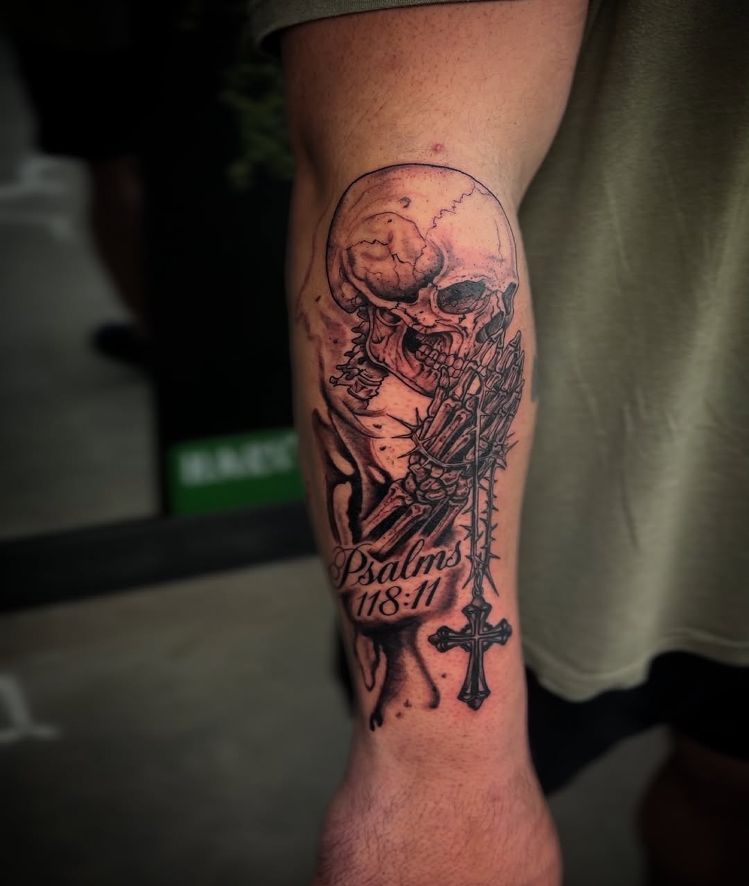 Tattoo by @moogietats — black_and_grey, realism
