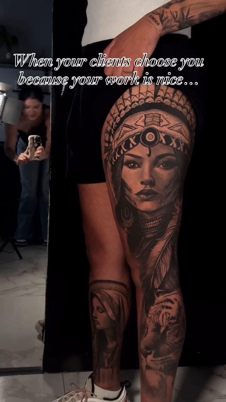 Tattoo by @theinkedbylia — realism, black_and_grey