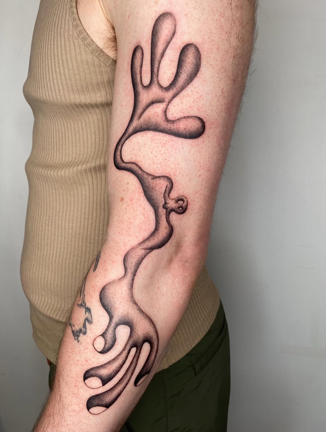 Tattoo by @sirpluswherehouse — black_and_grey, dotwork