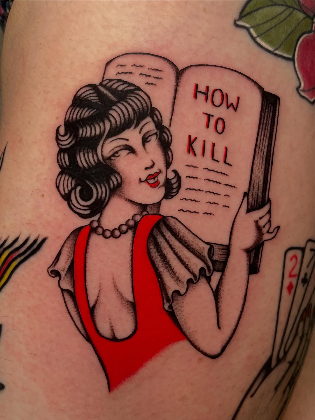 Tattoo by @miramtattoo — american_traditional, lettering_script
