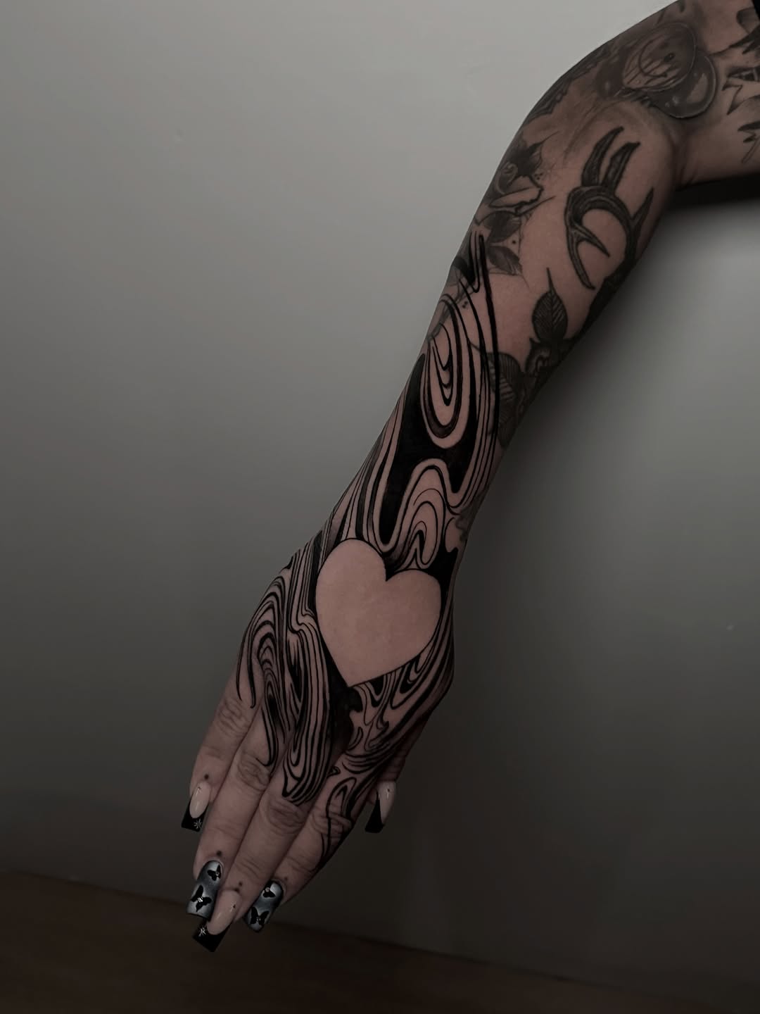 Tattoo by @rawb_tattoos β blackwork, ornamental
