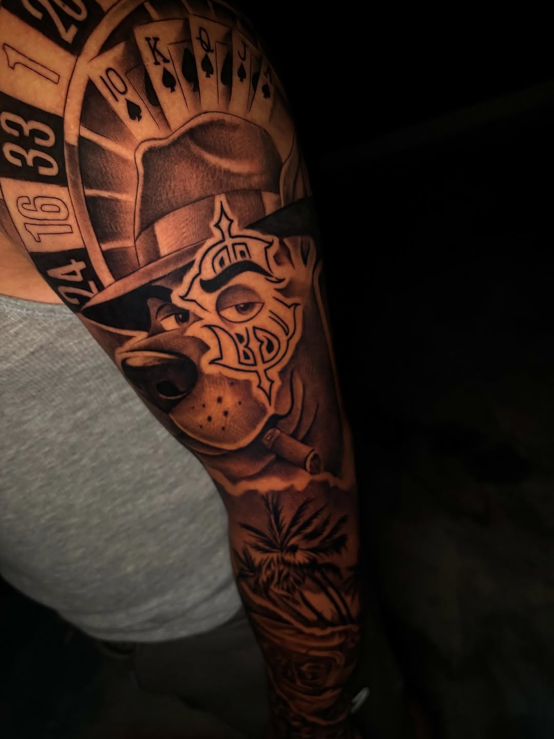 Tattoo by @jdaartist_ — black_and_grey