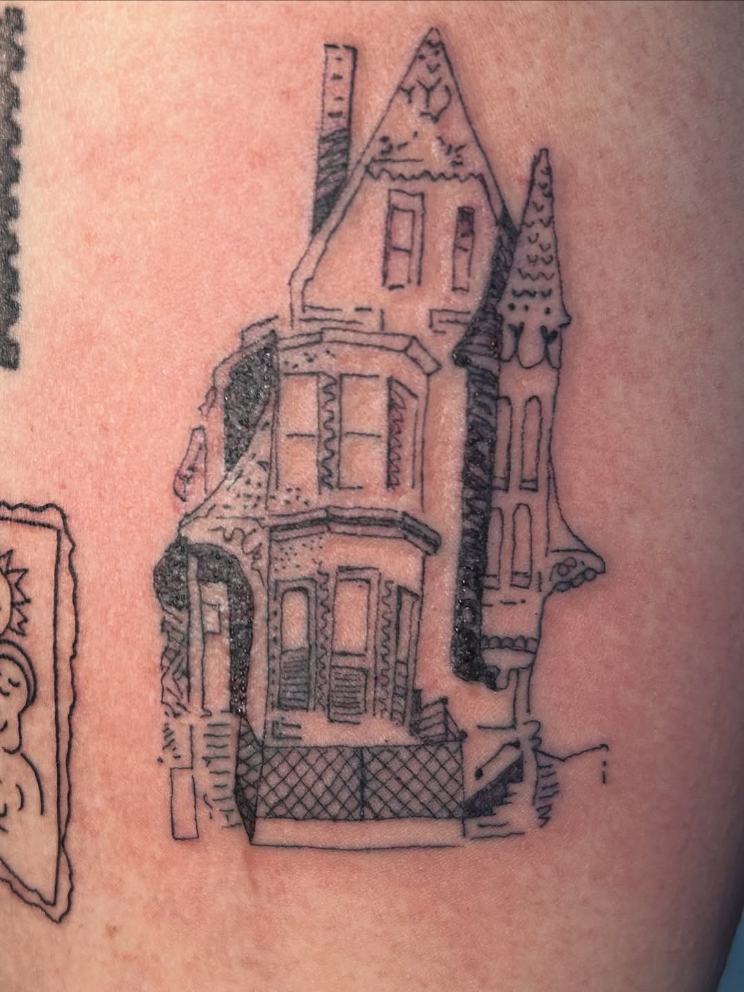 Tattoo by @off_world_tattoos — illustrative, black_and_grey