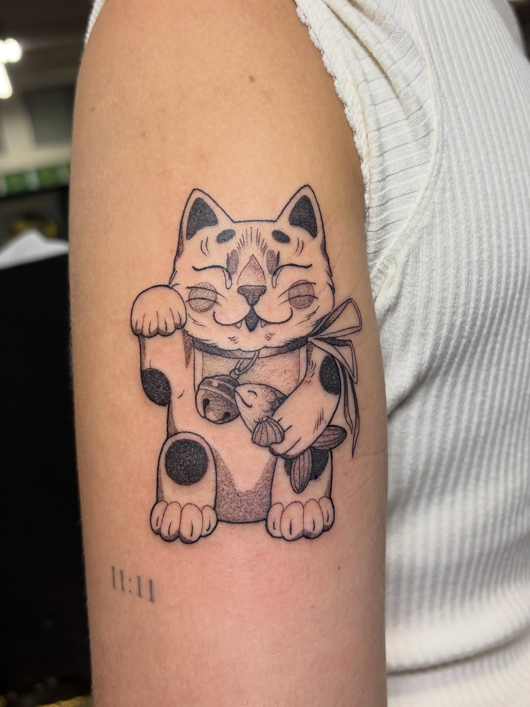 Tattoo by @samilouisetattoos โ black_and_grey, illustrative