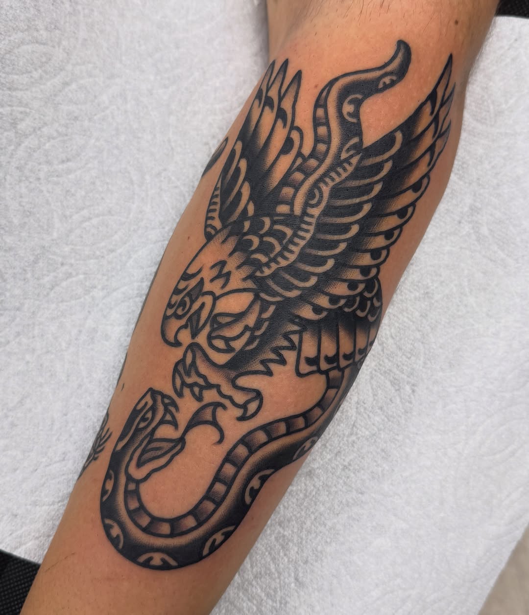 Tattoo by @joeyxtattoo — american_traditional, illustrative