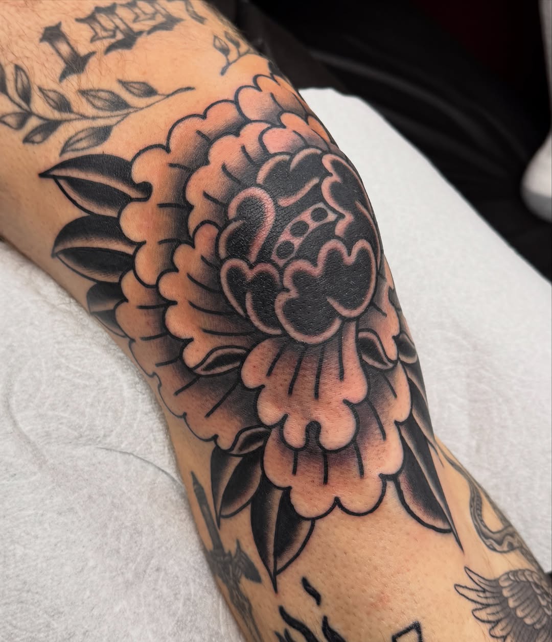 Tattoo by @joeyxtattoo — american_traditional, black_and_grey