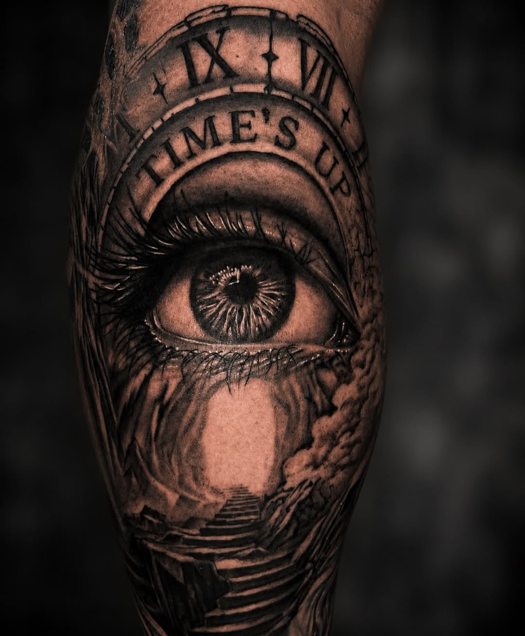 Tattoo by @chriscooperink — realism, black_and_grey