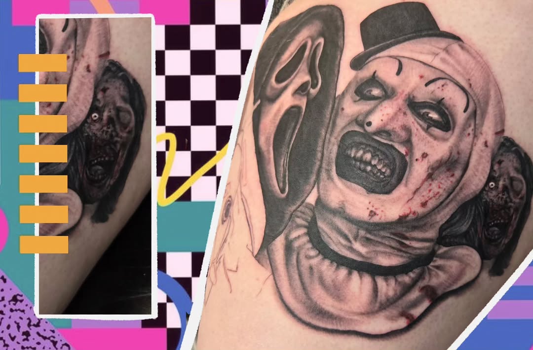 Tattoo by @thunder_scorpiontattoos โ realism, dark_realism