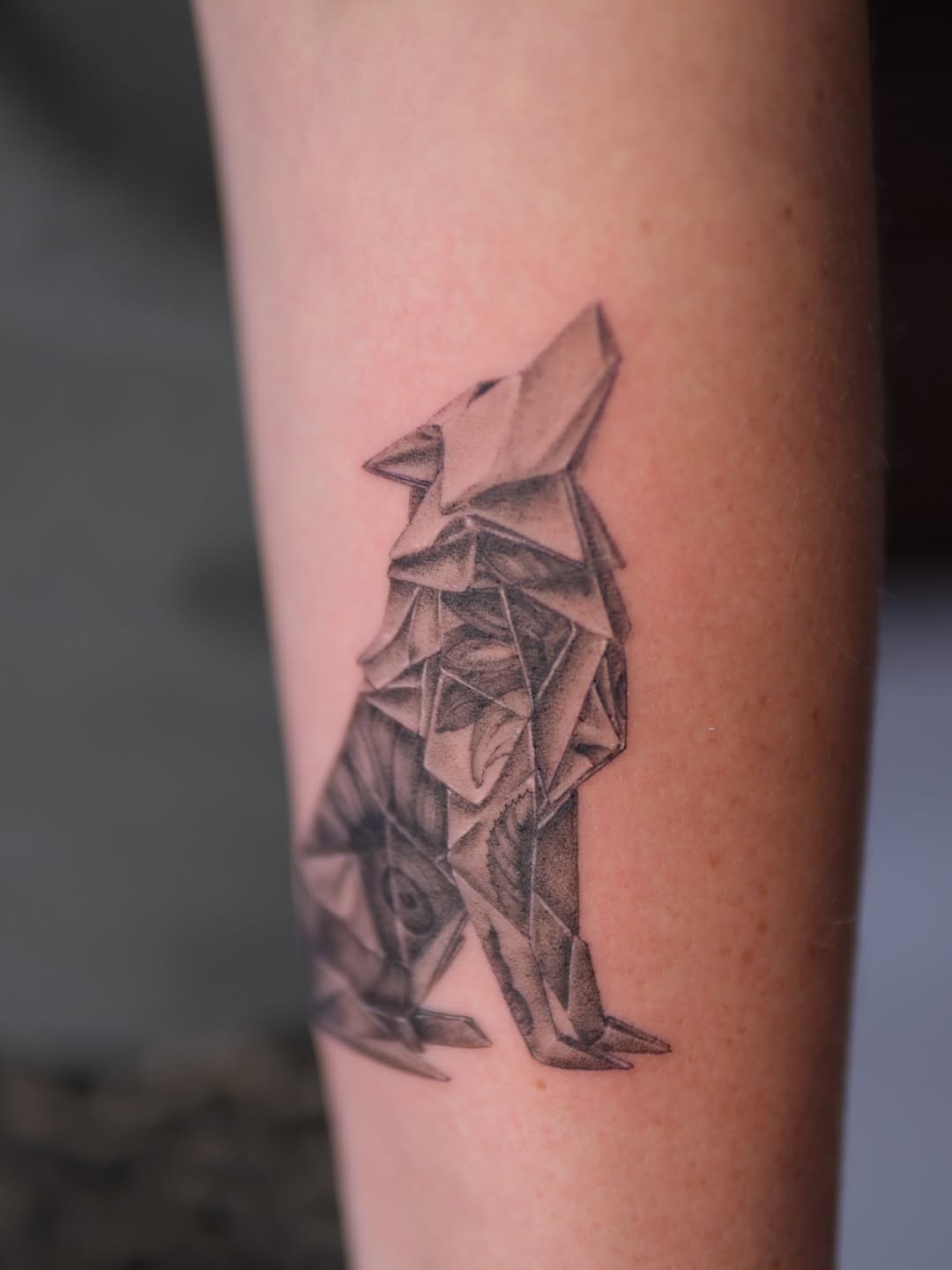 Tattoo by @alinasovina.tattooing โ geometric, black_and_grey