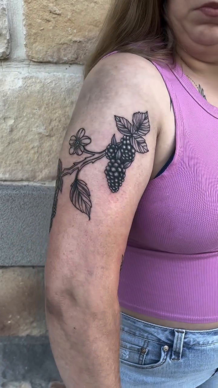 Tattoo by @death__frisbee — illustrative, fine_line