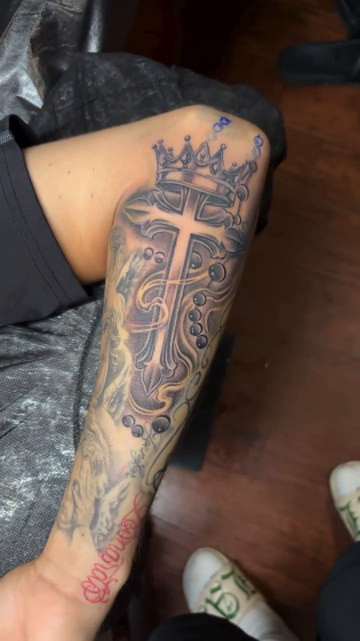 Tattoo by @tattoosbyadrian โ black_and_grey