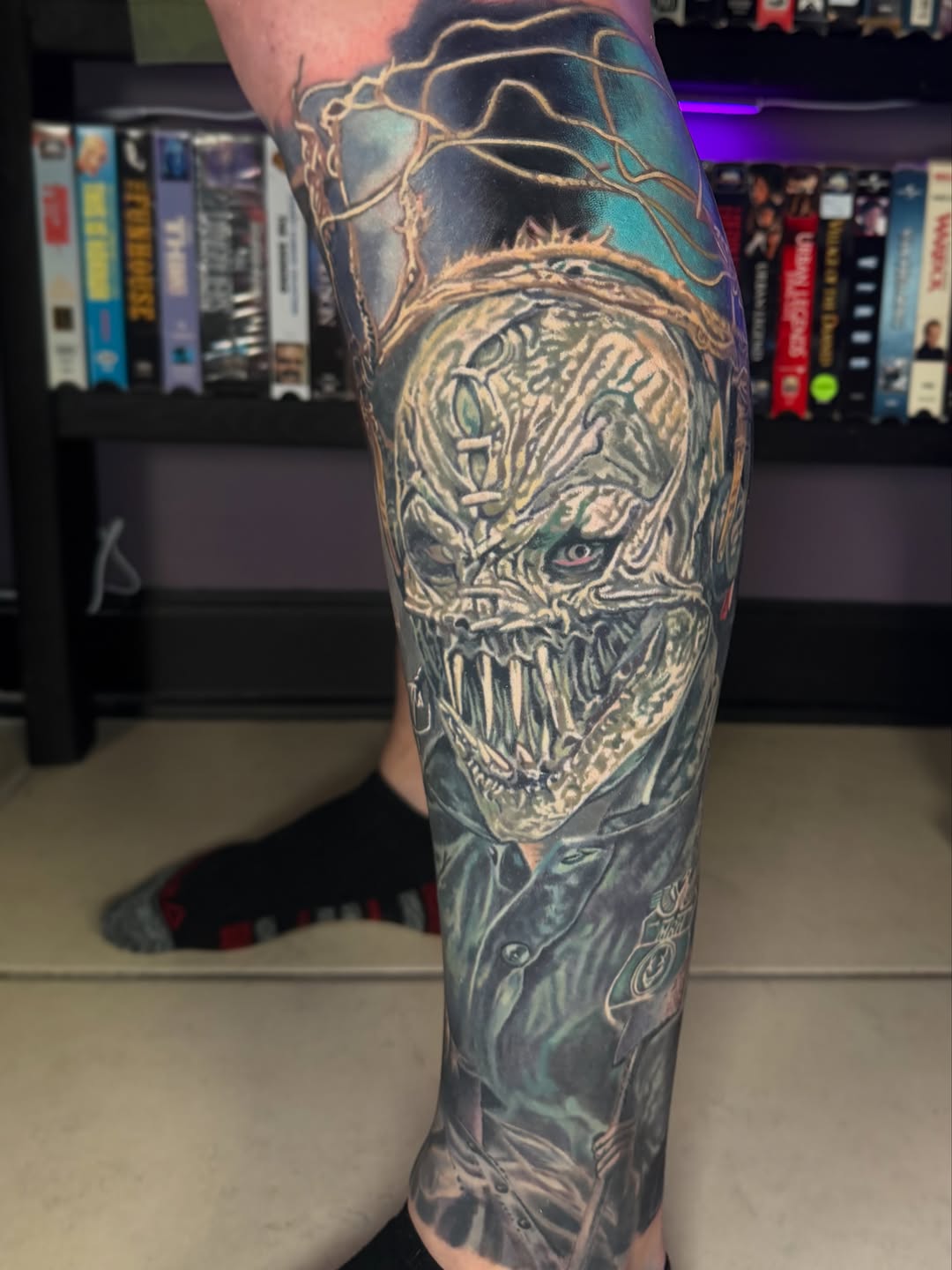 Tattoo by @stevepelkeytattoo — realism, dark_realism