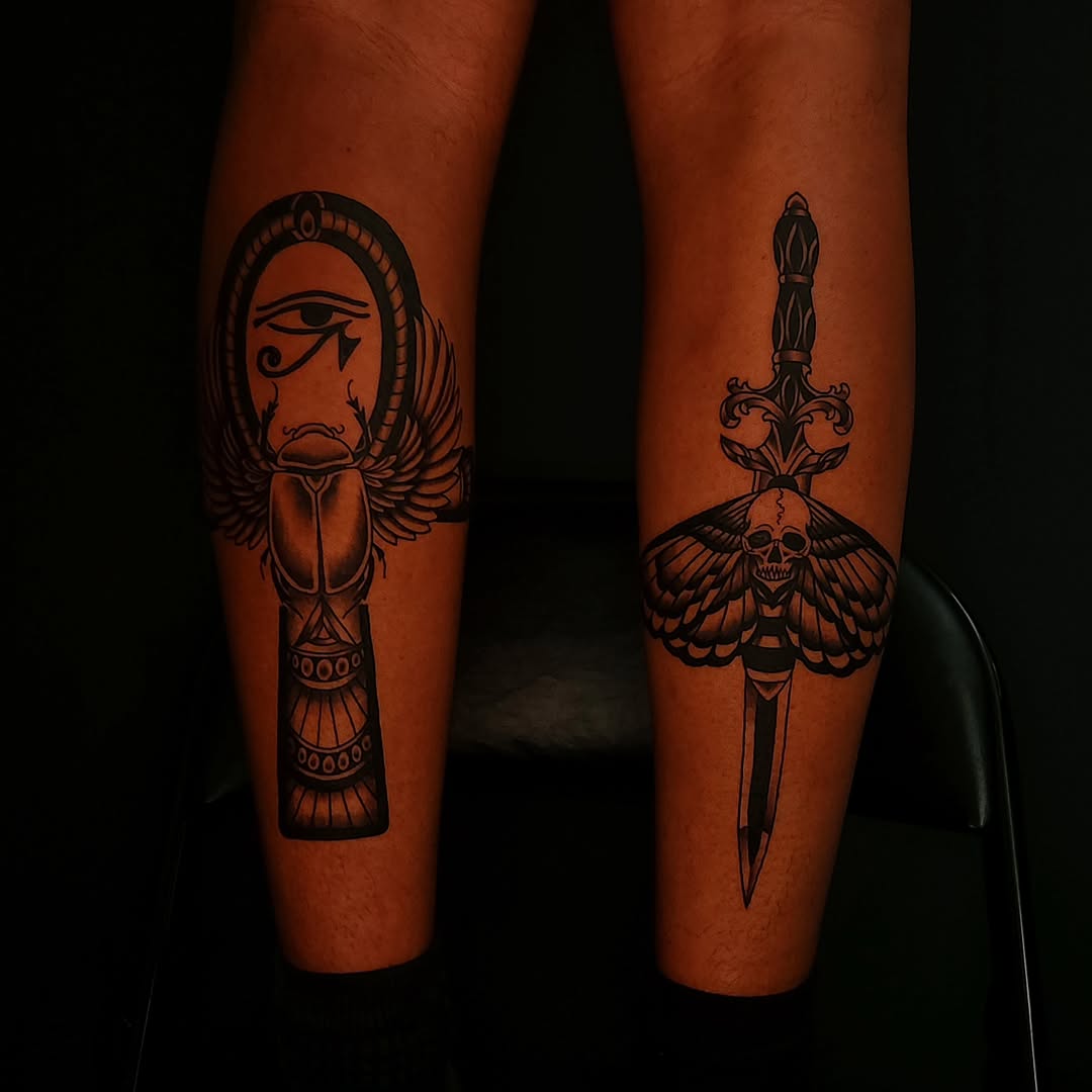 Tattoo by @yuhsintattoos โ blackwork, illustrative
