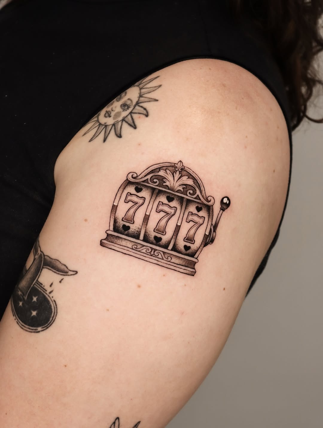 Tattoo by @jeffreindeltattoos — illustrative, black_and_grey