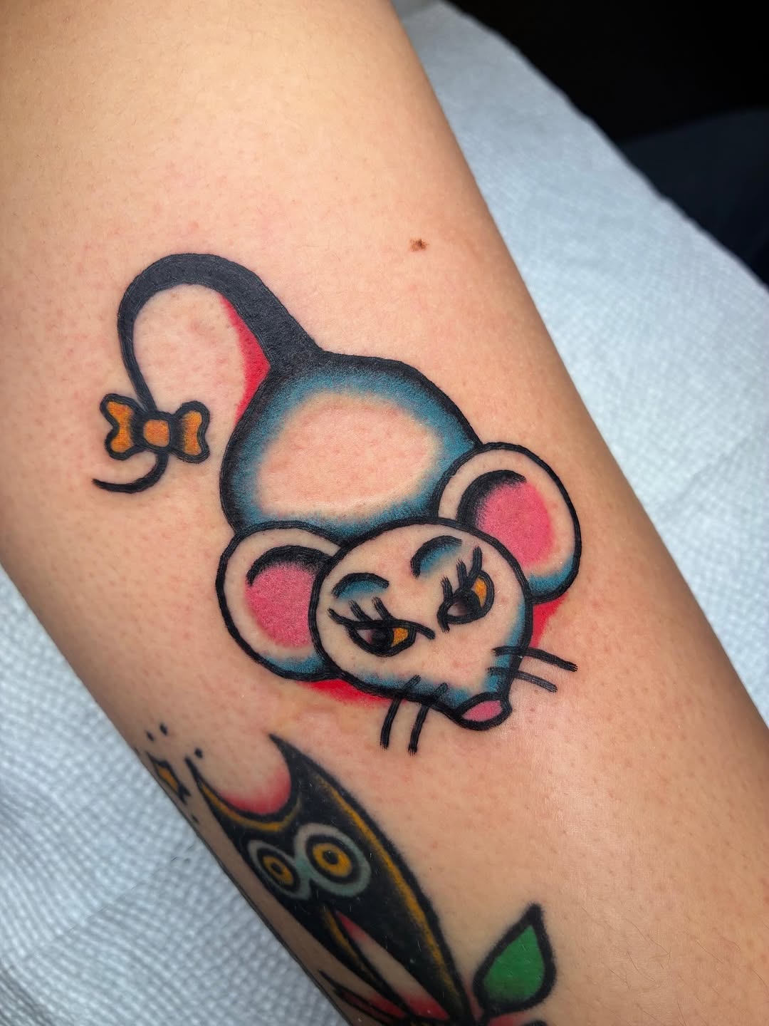 Tattoo by @rubber_band_dan — american_traditional, illustrative
