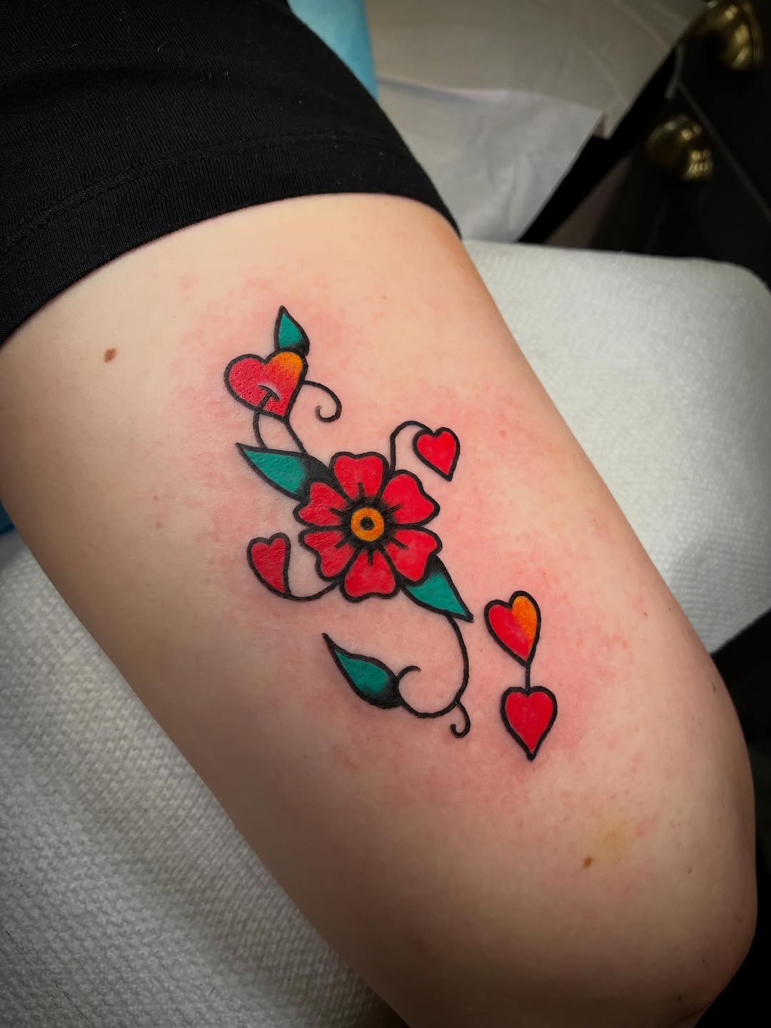 Tattoo by @rubber_band_dan — american_traditional, illustrative