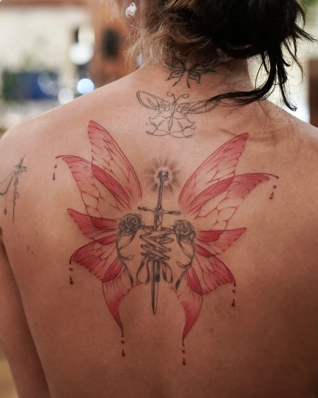 Tattoo by @eblu.ink — fine_line, black_and_grey