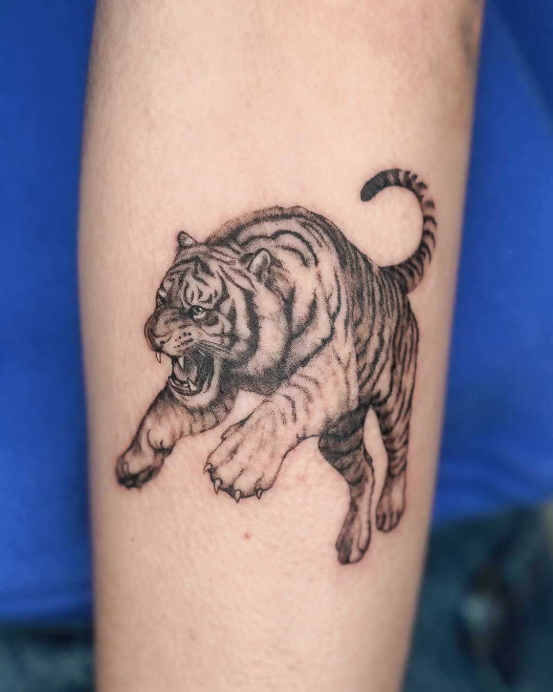 Tattoo by @eblu.ink — realism, black_and_grey