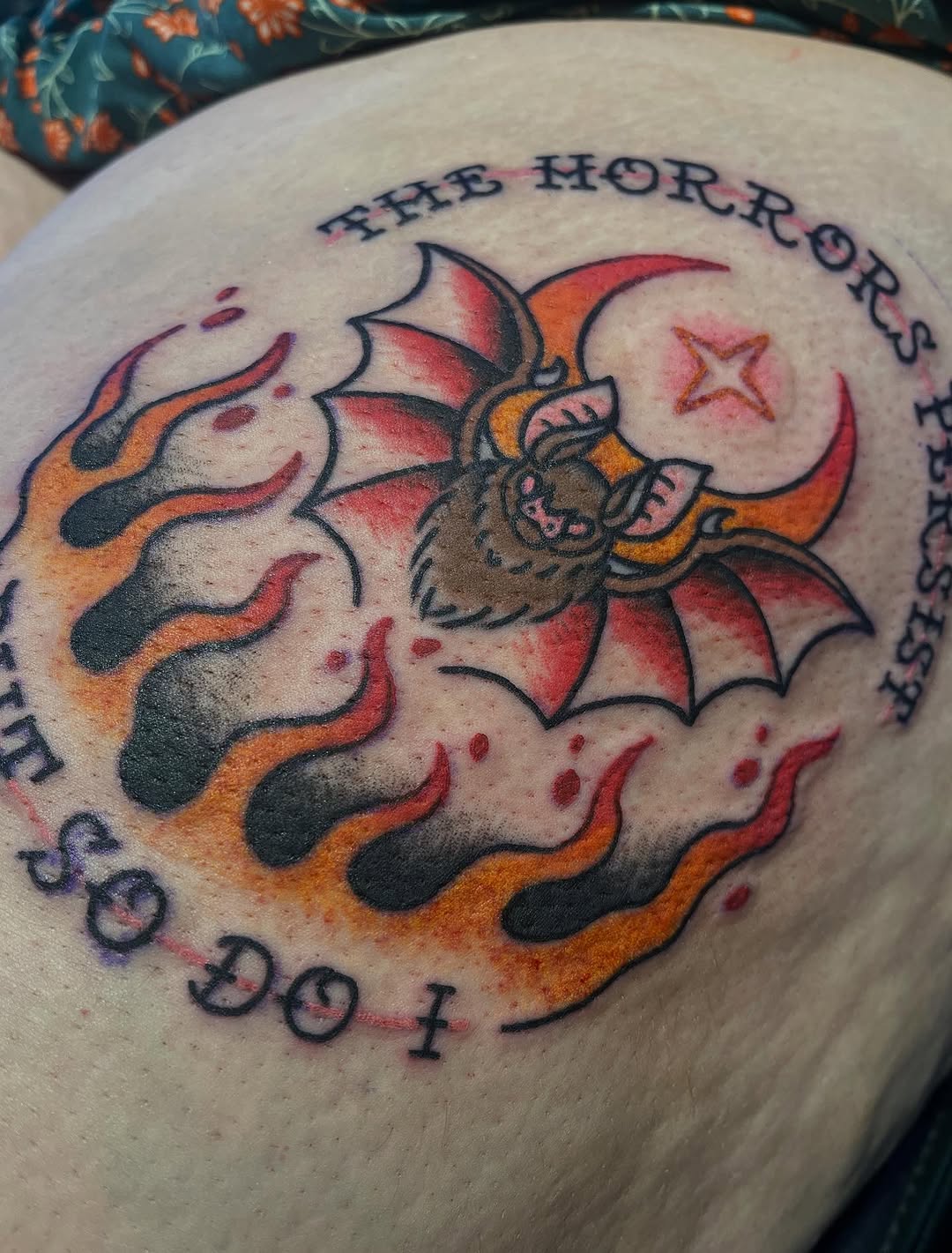 Tattoo by @jessp_tattoo — american_traditional, lettering_script