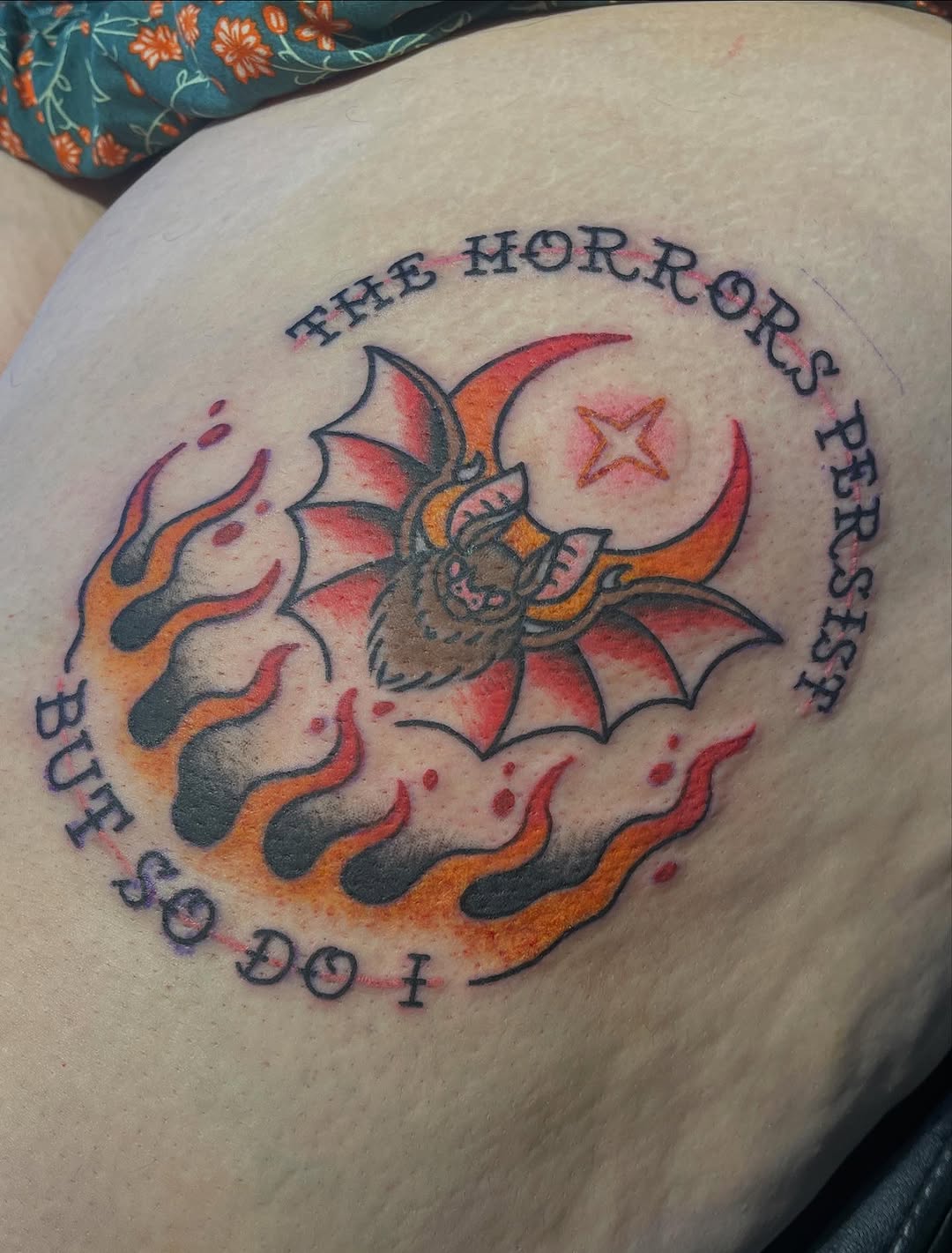 Tattoo by @jessp_tattoo — american_traditional, lettering_script