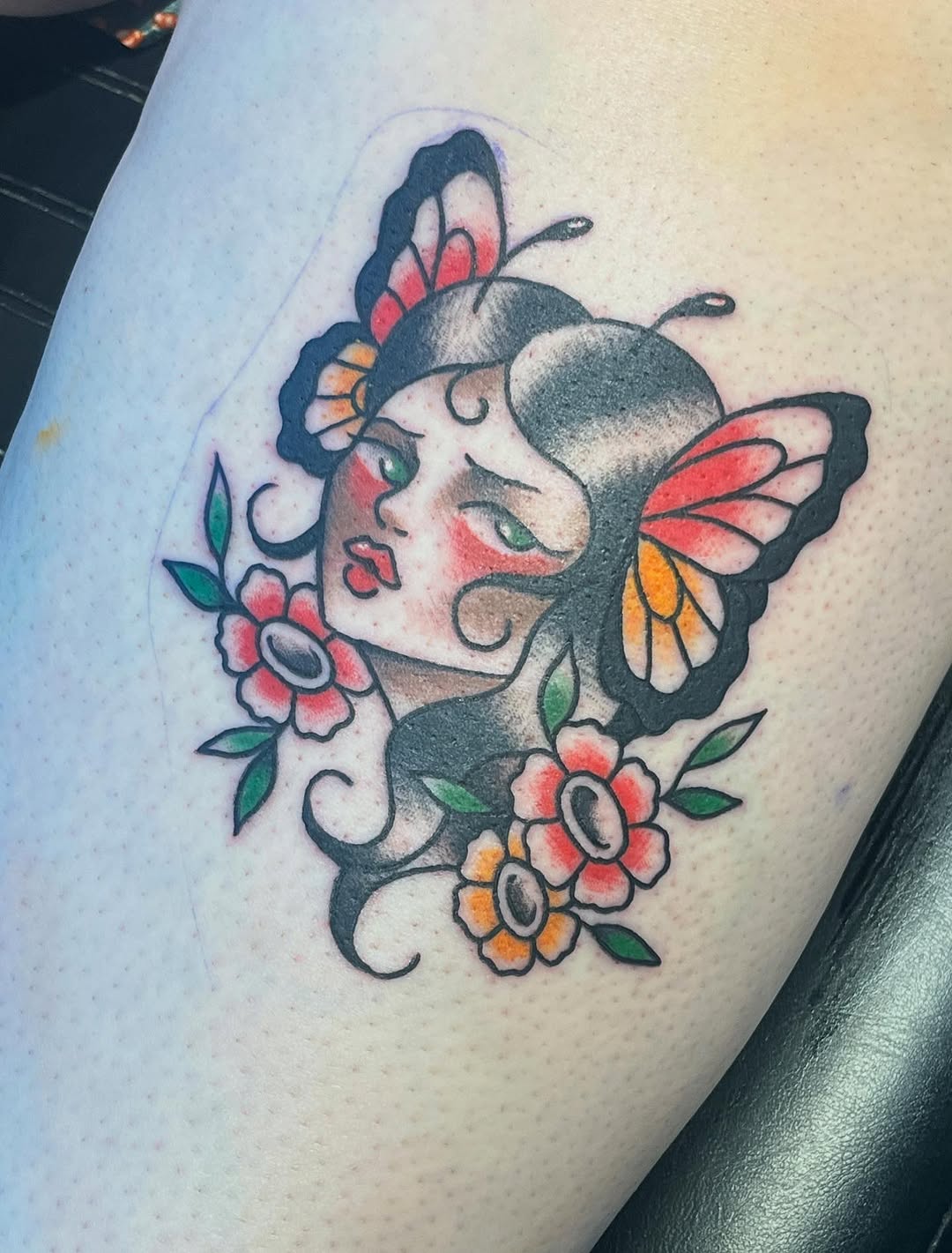 Tattoo by @jessp_tattoo — american_traditional, illustrative