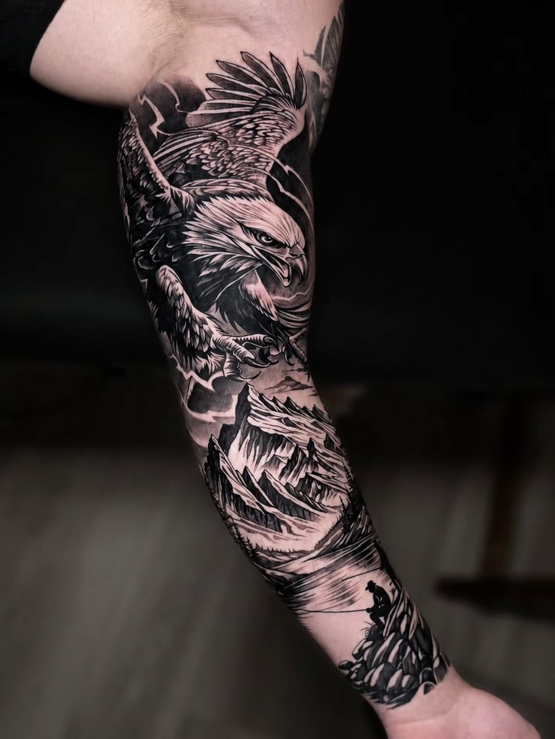 Tattoo by @beztreztattoo — realism, black_and_grey
