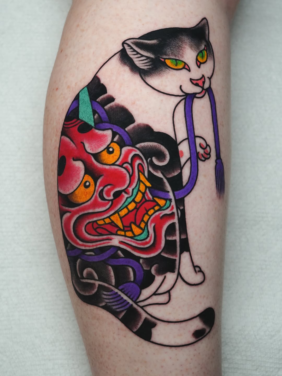 Tattoo by @robinson.tattoo โ japanese_irezumi, neo_traditional