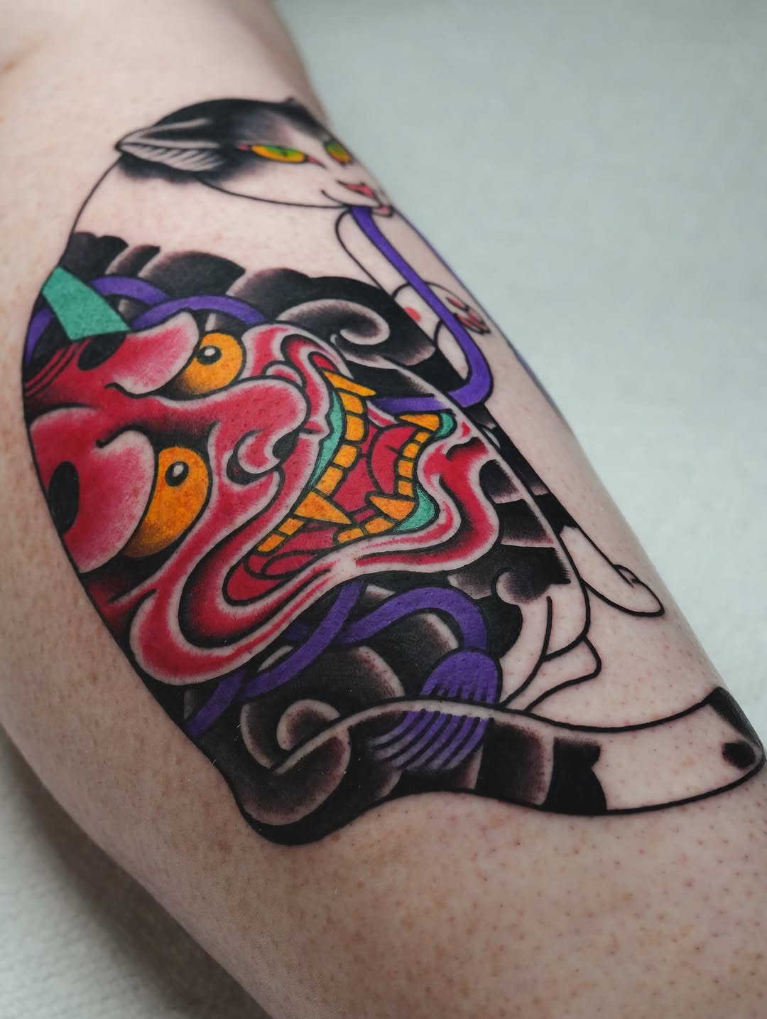 Tattoo by @robinson.tattoo โ japanese_irezumi, neo_traditional