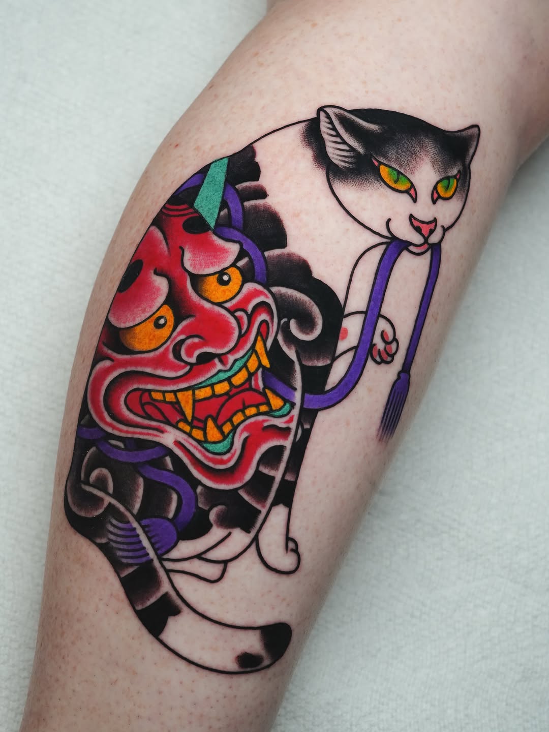 Tattoo by @robinson.tattoo โ japanese_irezumi, neo_traditional