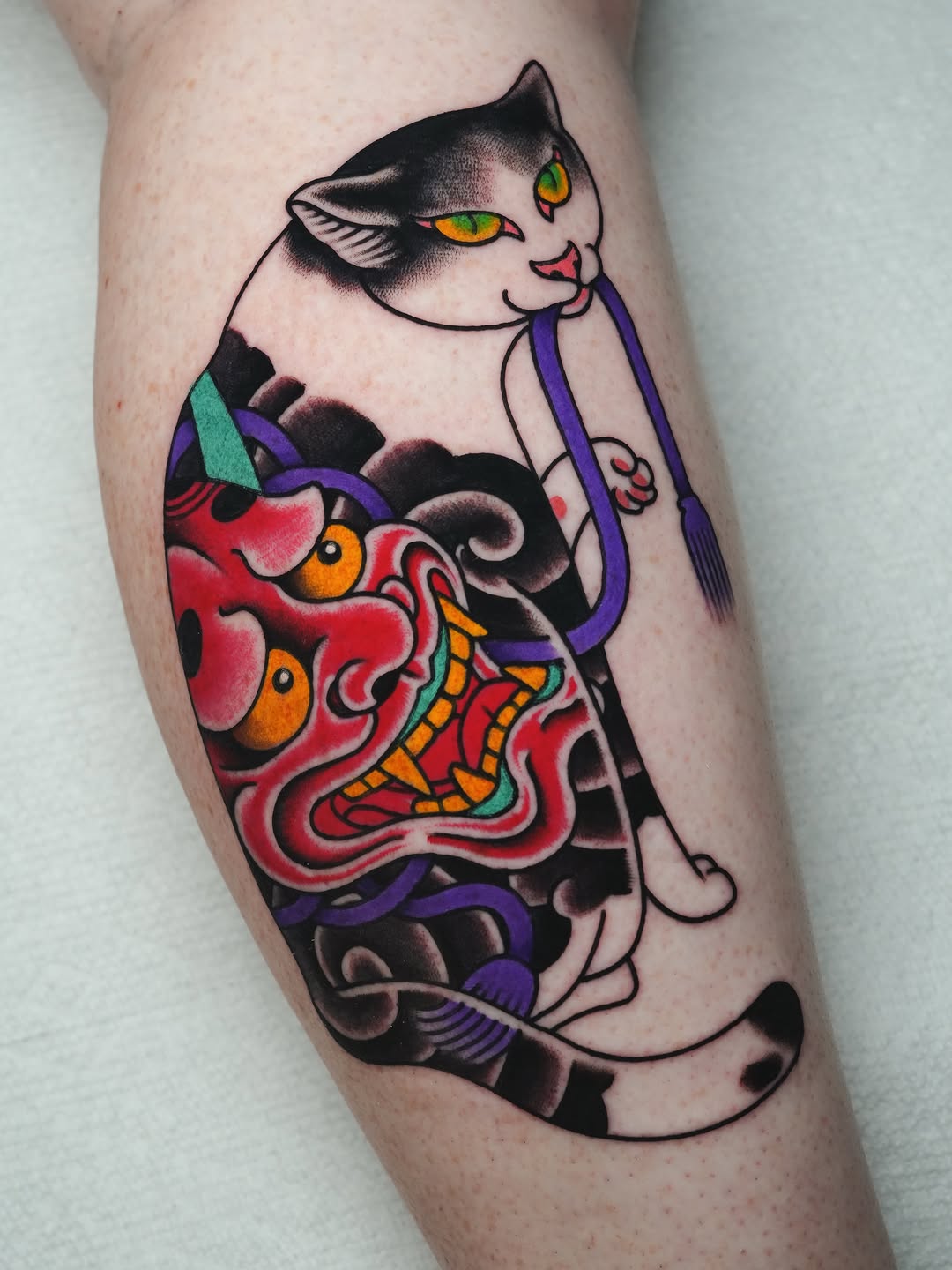 Tattoo by @robinson.tattoo โ japanese_irezumi, neo_traditional