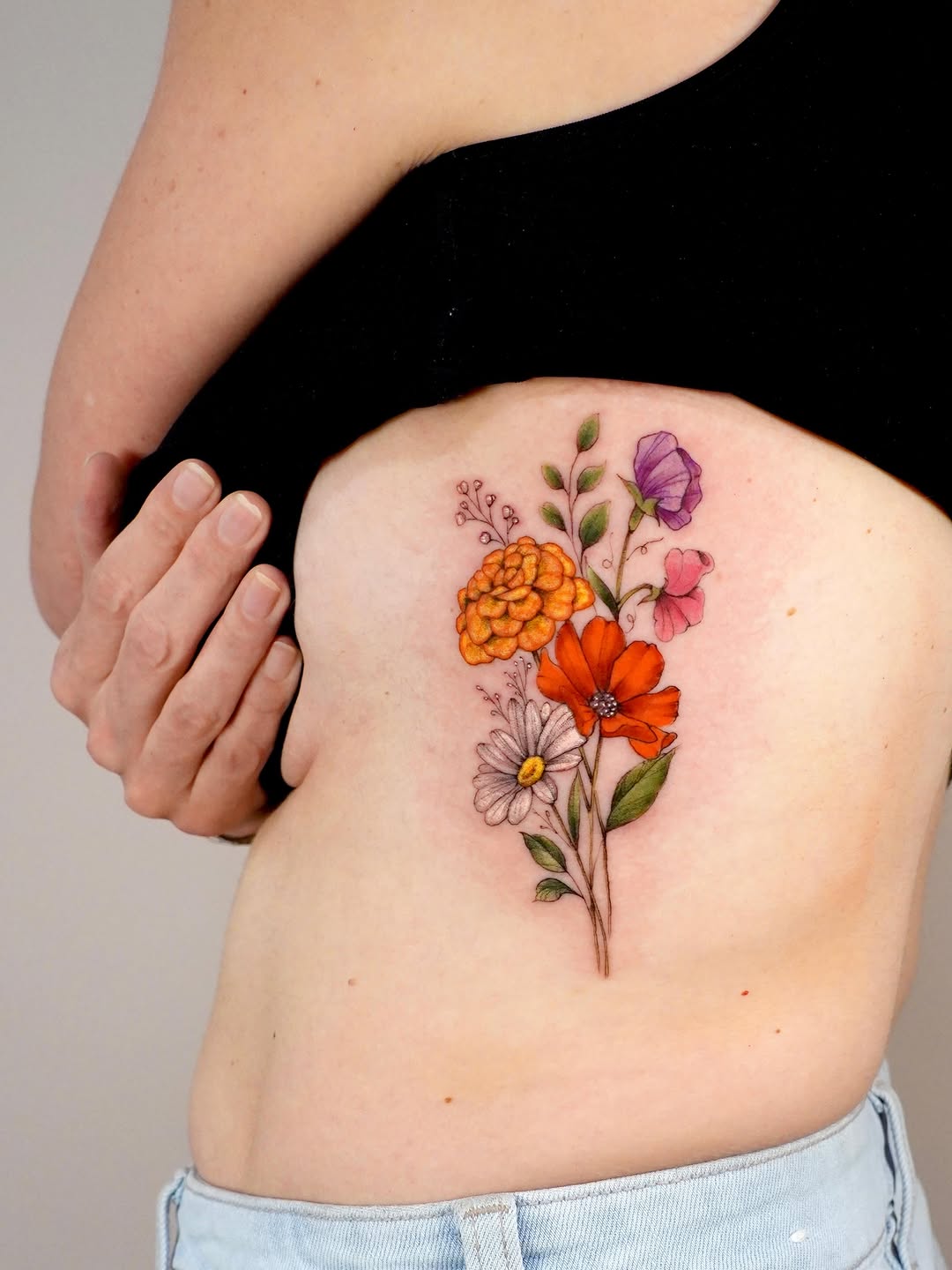 Tattoo by @mariannaddking — illustrative, watercolor