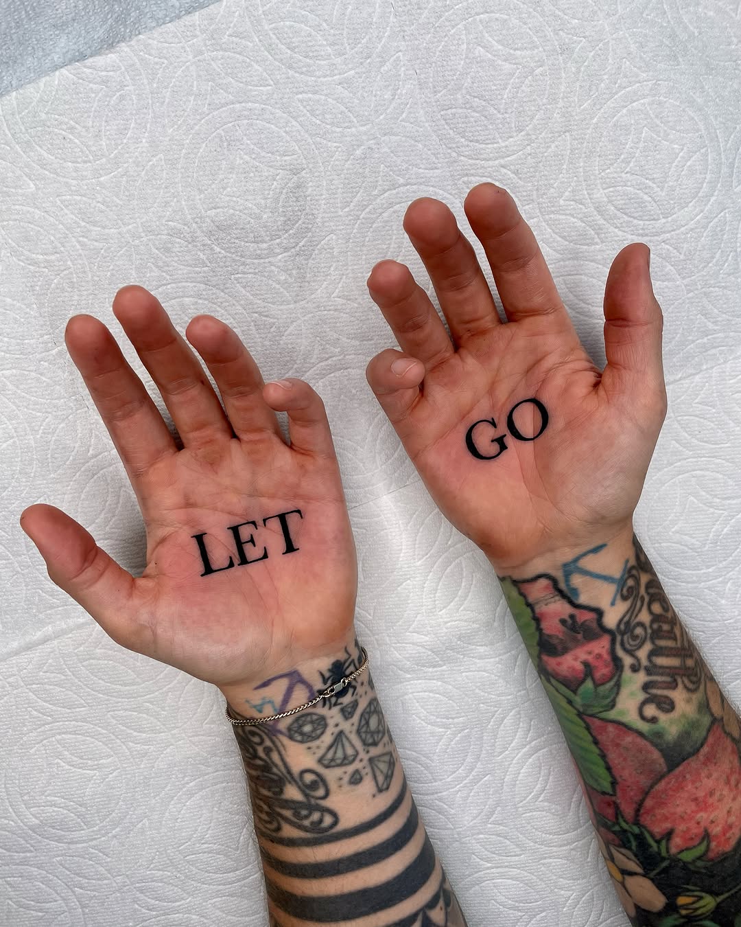 Tattoo by @tattedbypoison — lettering_script, fine_line