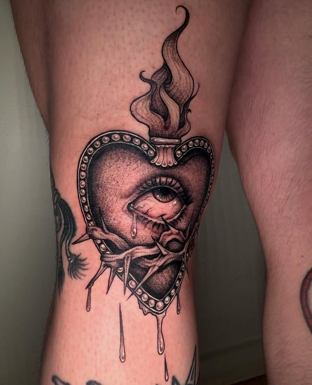 Tattoo by @juuls.ink — black_and_grey, illustrative