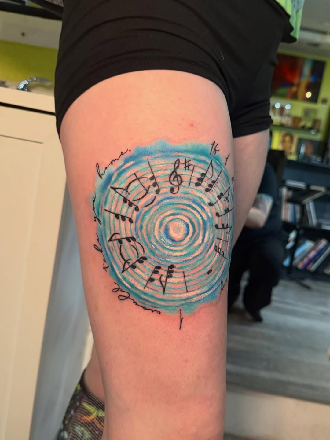 Tattoo by @stevielichous — lettering_script, fine_line