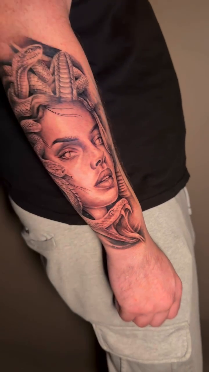 Tattoo by @namboink — realism, black_and_grey