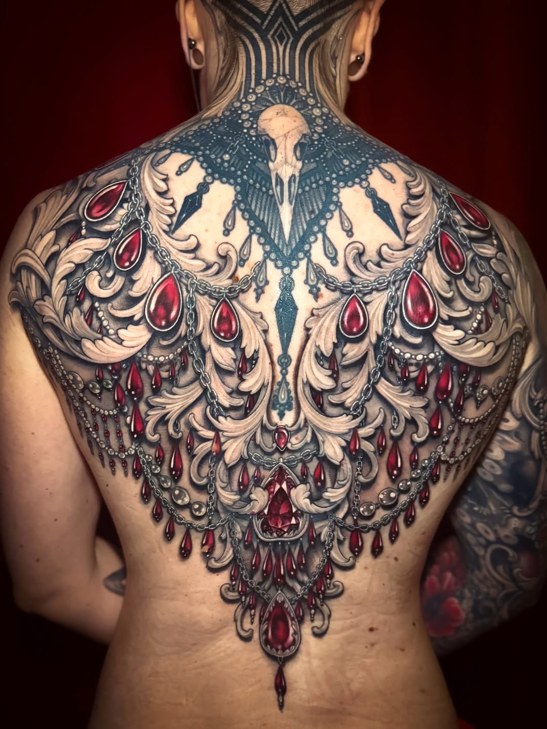 Tattoo by @nikkisimpsontattoos โ black_and_grey, ornamental
