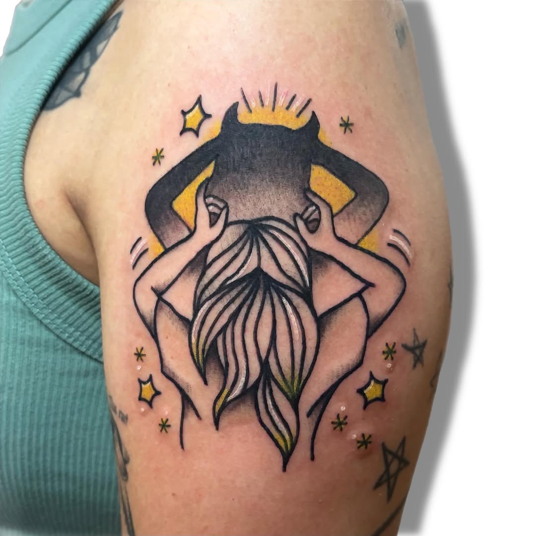 Tattoo by @plantpuketattoos — neo_traditional, illustrative