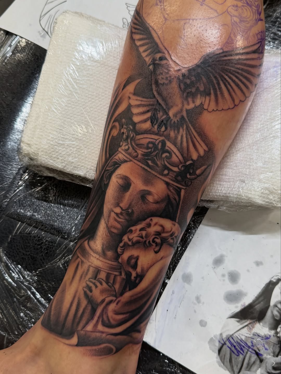 Tattoo by @eddiesart โ realism, black_and_grey