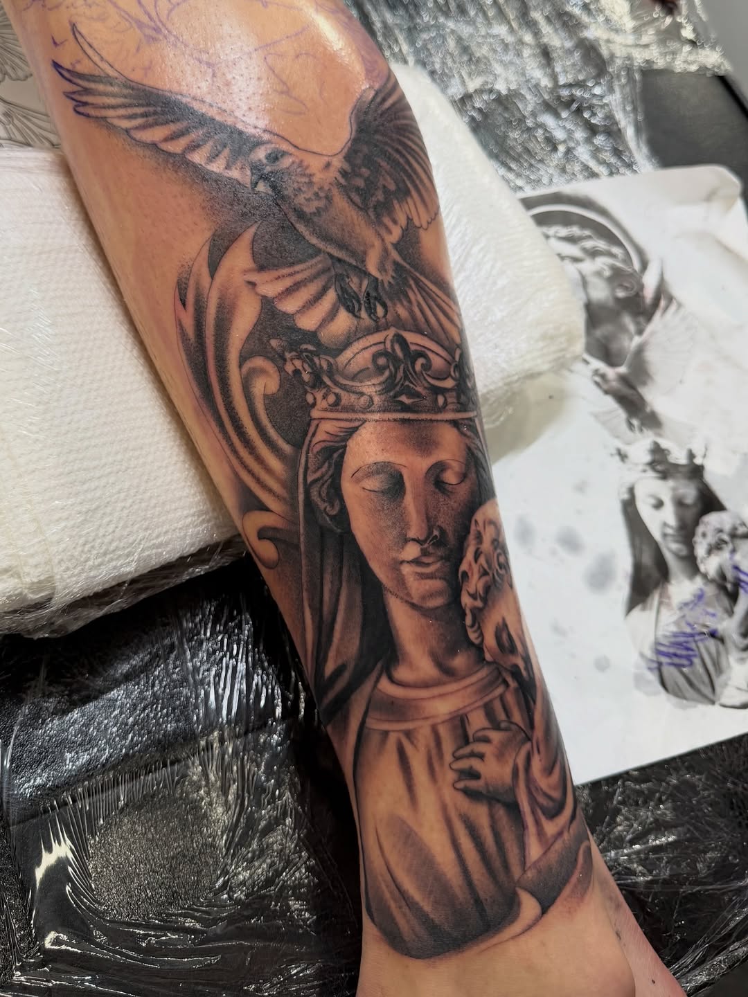 Tattoo by @eddiesart โ black_and_grey, realism