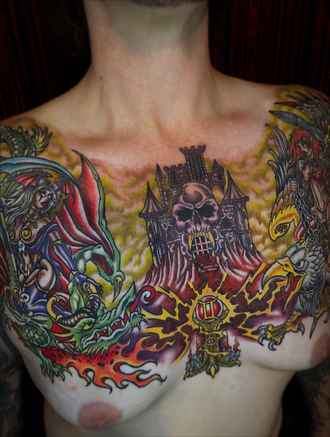Tattoo by @dirtyblackboots — new_school, american_traditional