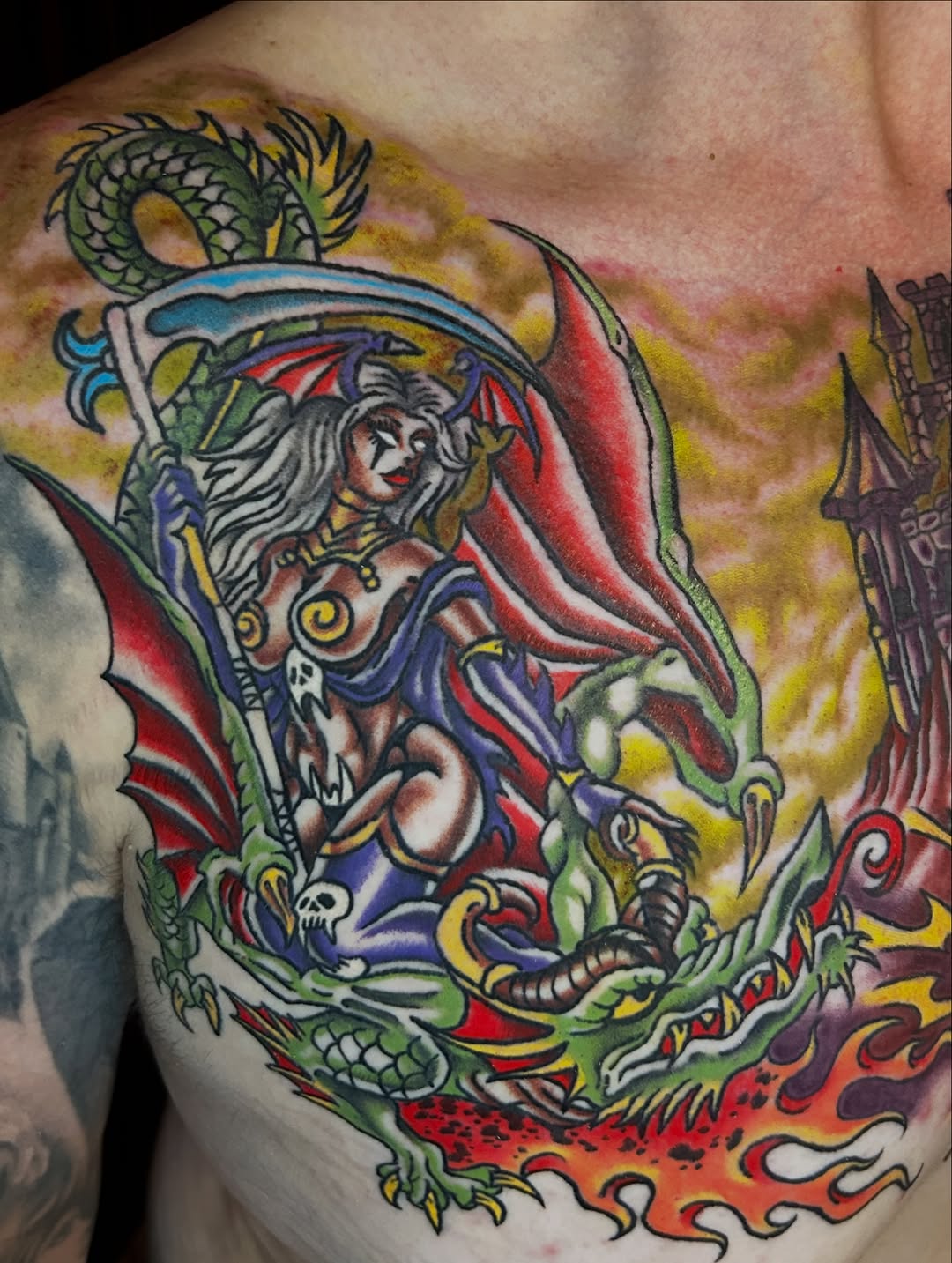 Tattoo by @dirtyblackboots — new_school, american_traditional