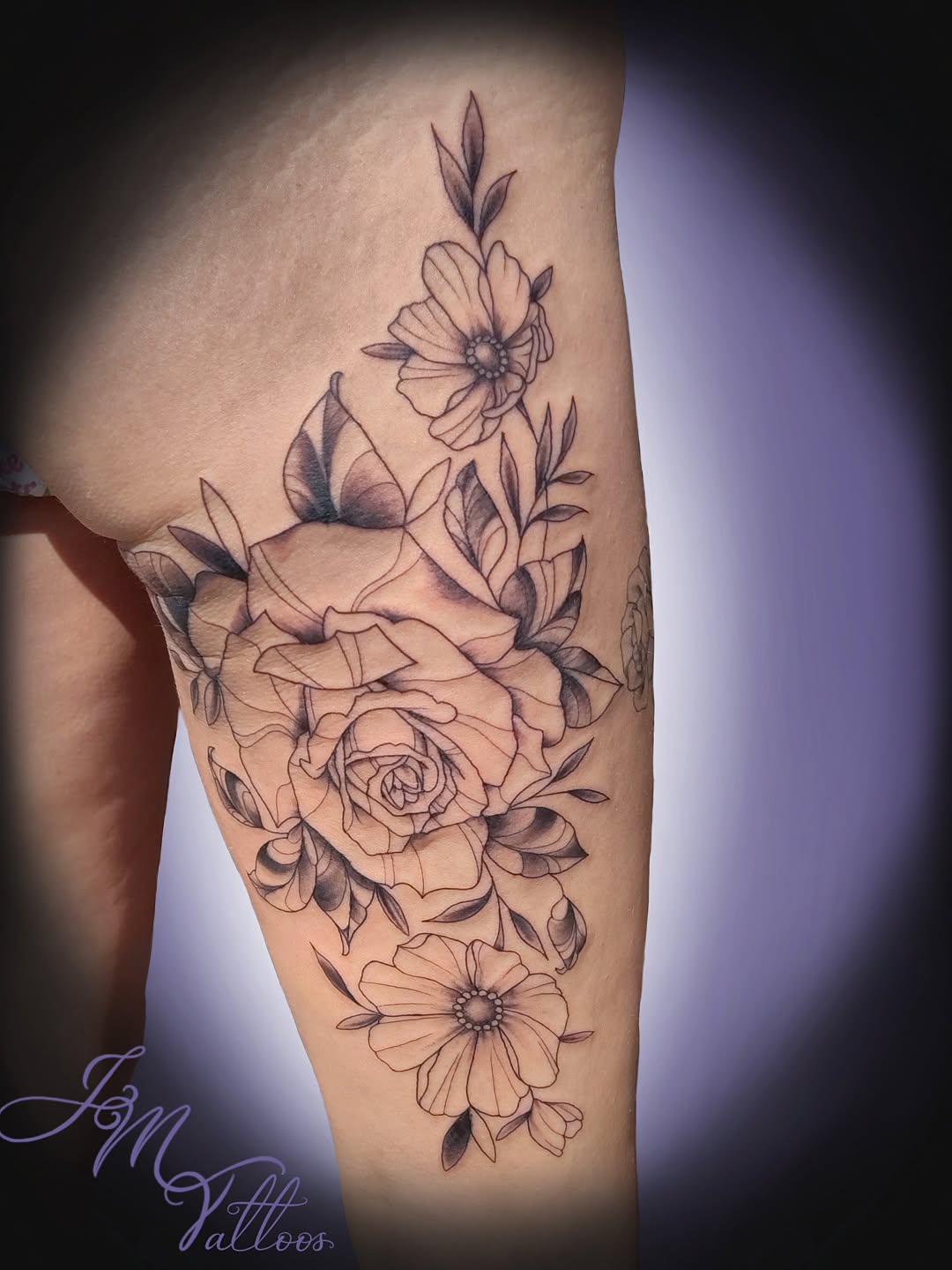 Tattoo by @julies.tattoos — illustrative, fine_line