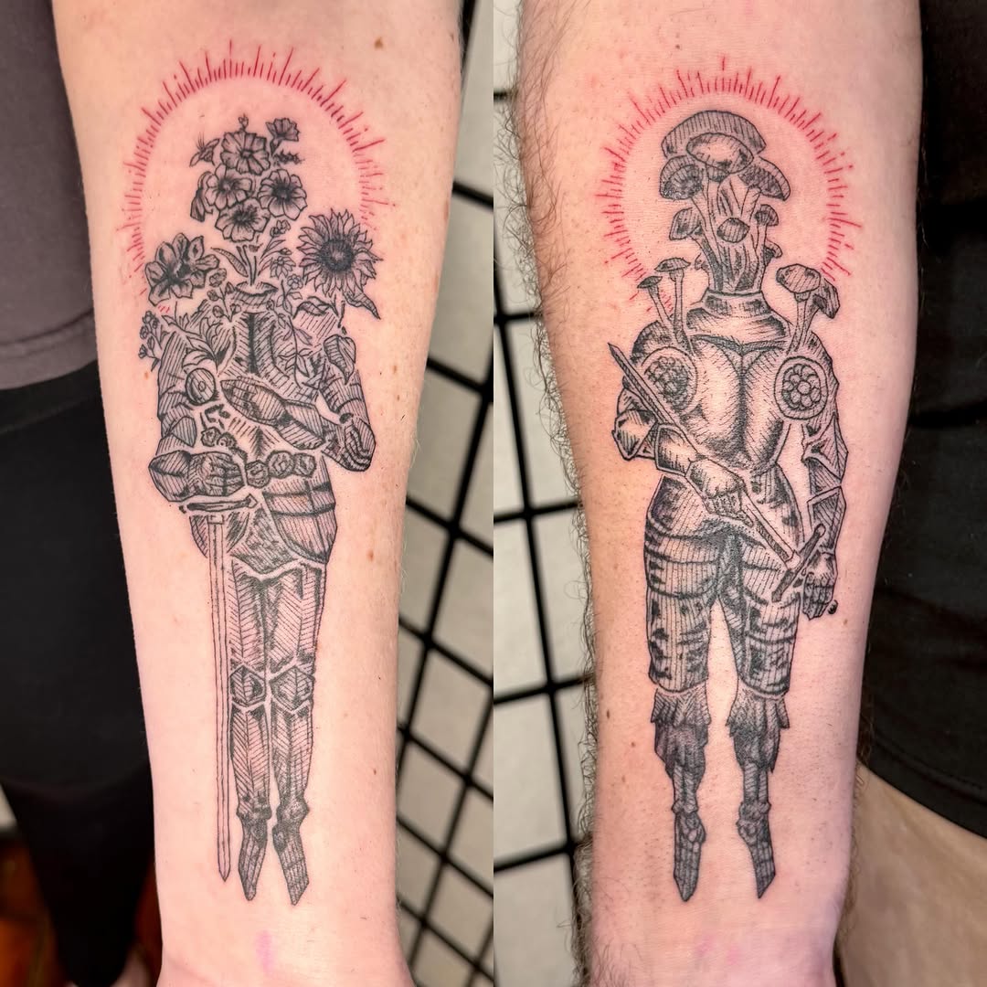 Tattoo by @sir_stabzalot — black_and_grey