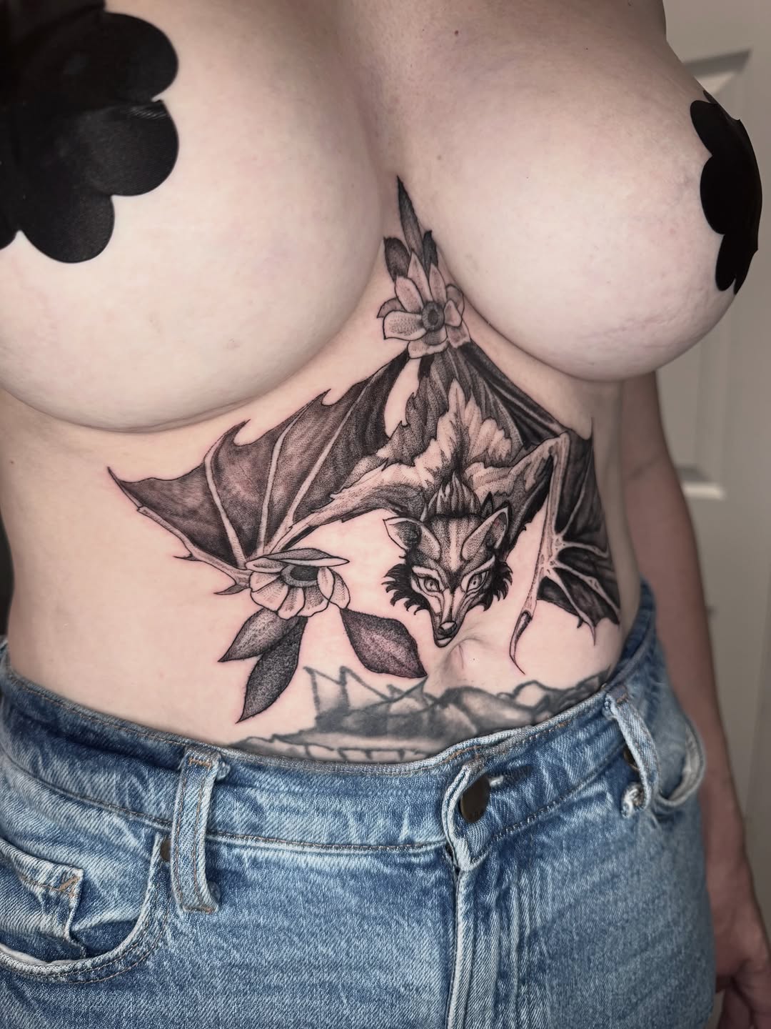Tattoo by @needlerelic_tattoo — black_and_grey