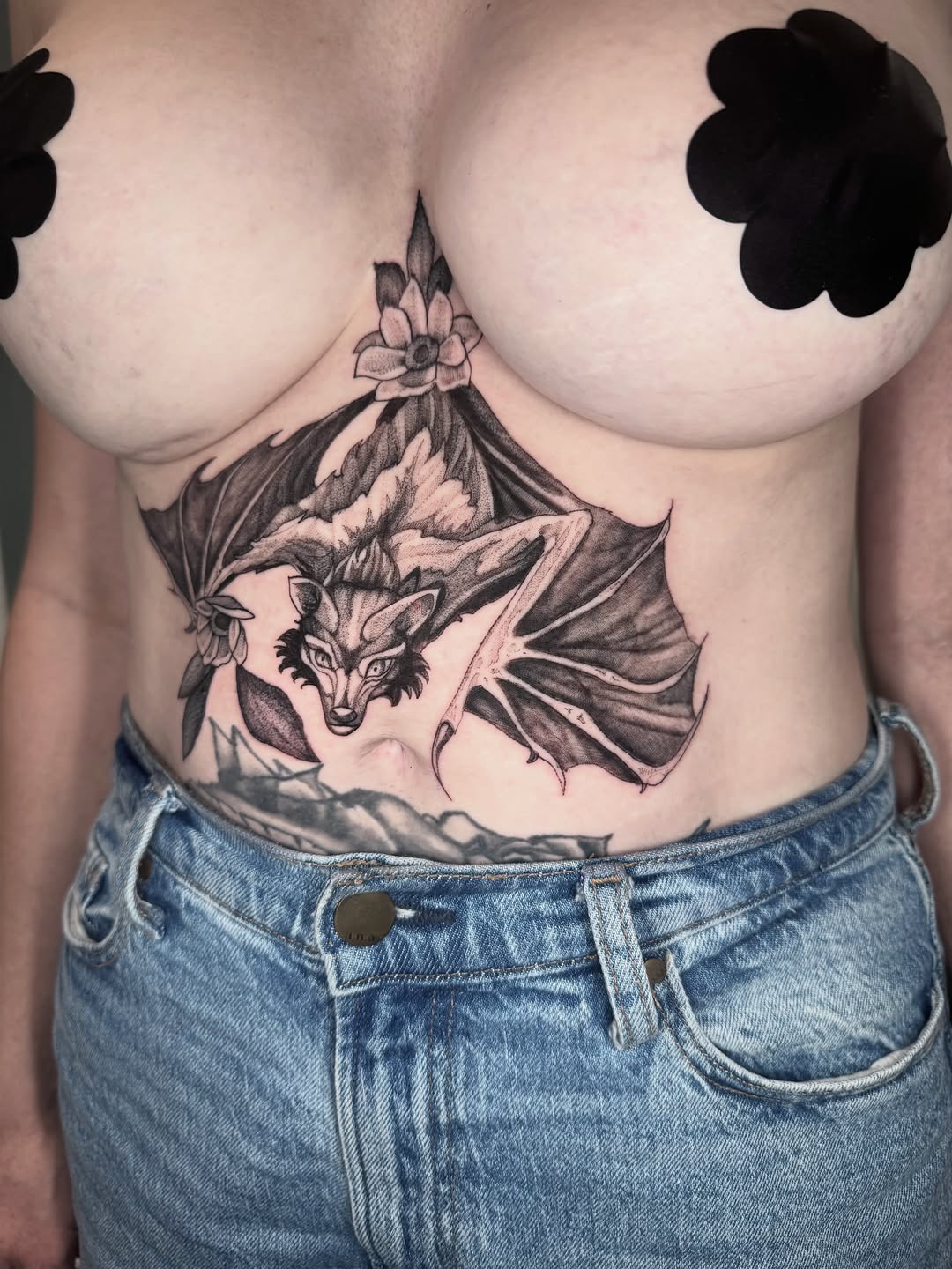 Tattoo by @needlerelic_tattoo — black_and_grey